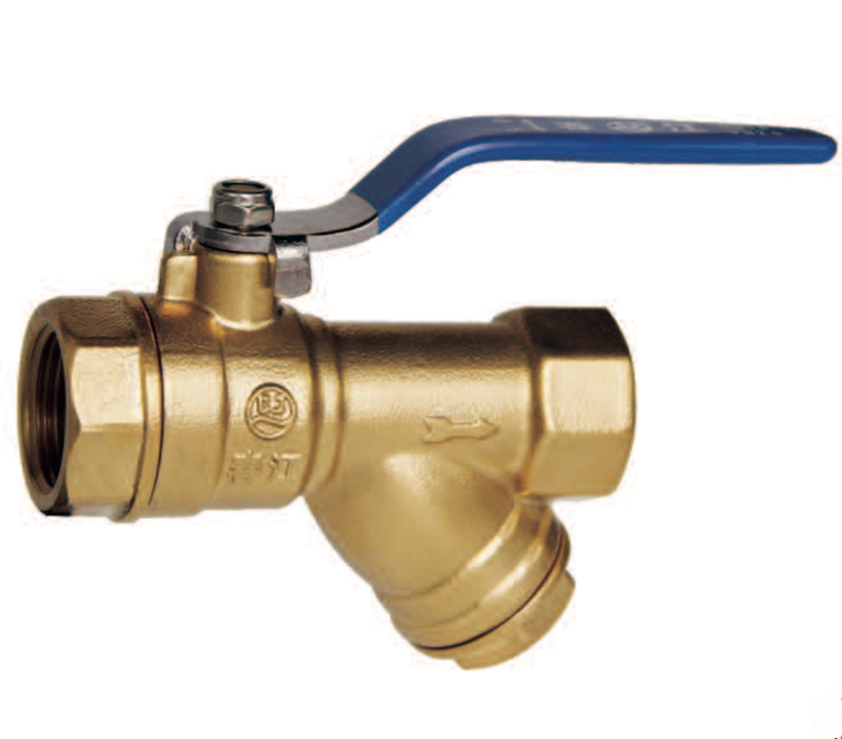 Nice design high quality brass filter ball valve with long handle