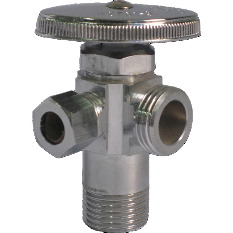 Factory supply and sale bathroom angle valve safety control water stop valve triangle through angle valve