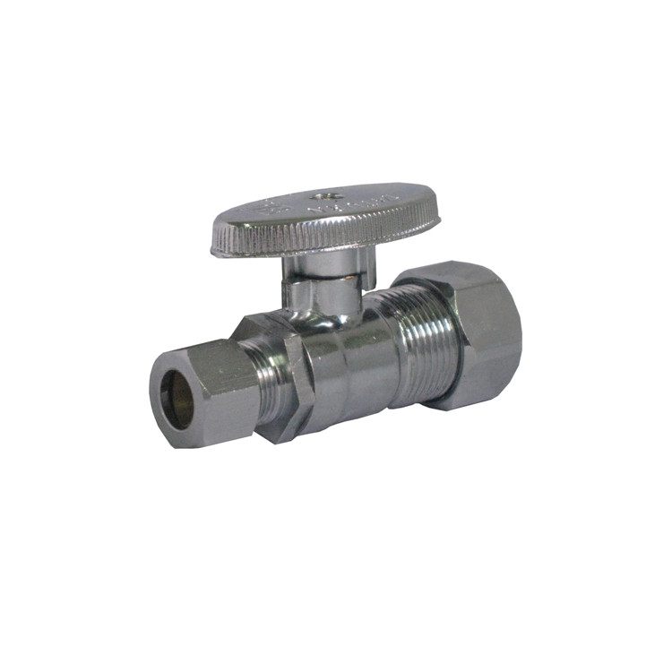 Professional Supplier Wholesale one way straight stop valve with brass body and zinc handle