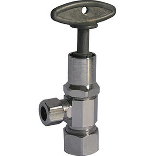 High pressure design water 90 degree brass Angle valve with loose key